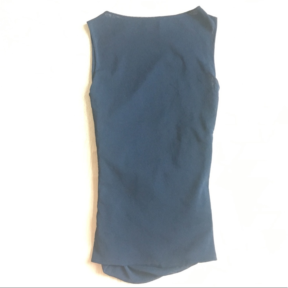 Sheer Mesh Ruched Top - Picture 2 of 5